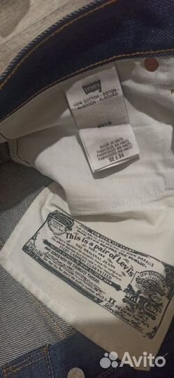 Джинсы Levi's 501 W32 L34 новые