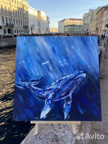 Картина акрилом на холсте