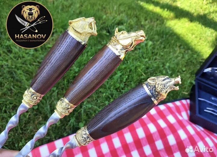 Подарочный шашлычный набор Люкс