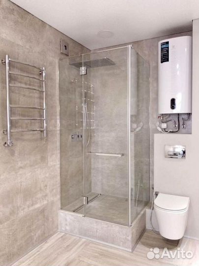 Душевая кабина из стекла