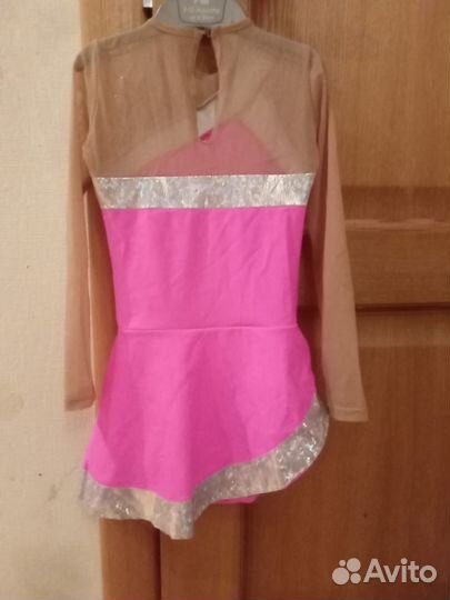 Купальник гимнастический 122-128 с юбкой