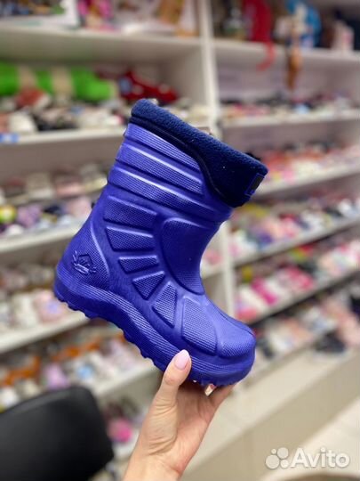 Сапоги резиновые эва 30-35 новые