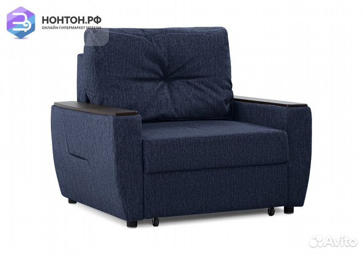 Кресло еврокнижка Дубай синий