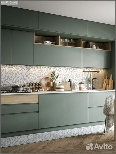 Прямая кухня на заказ от производителя W41I21