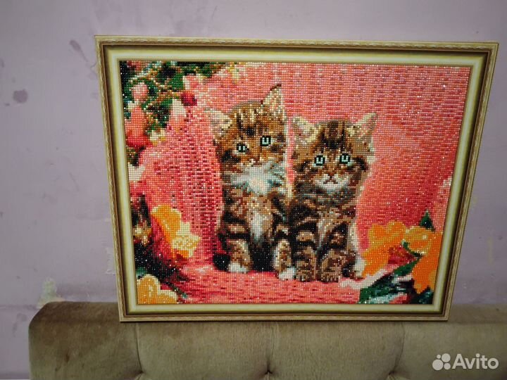 Алмазная вышивка готовая работа