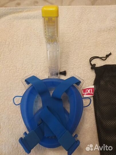 Полнолицевая маска для снорклинга размер L/XL