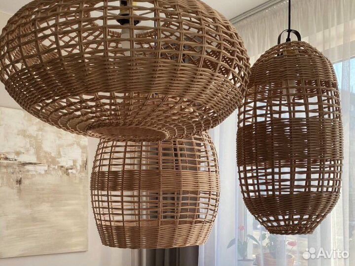 Плетенный абажур