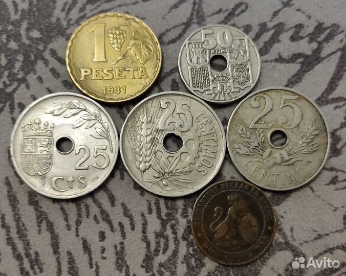 Испания набор монет