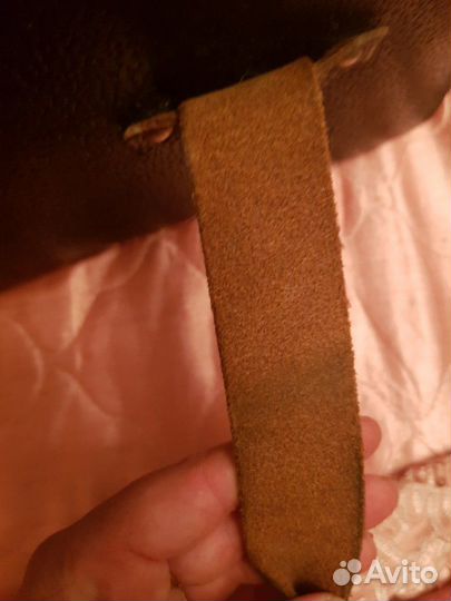 Ретро сумка для фототехники из натуральной кожи