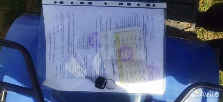 Детский квадроцикл 110 куб с прицепом