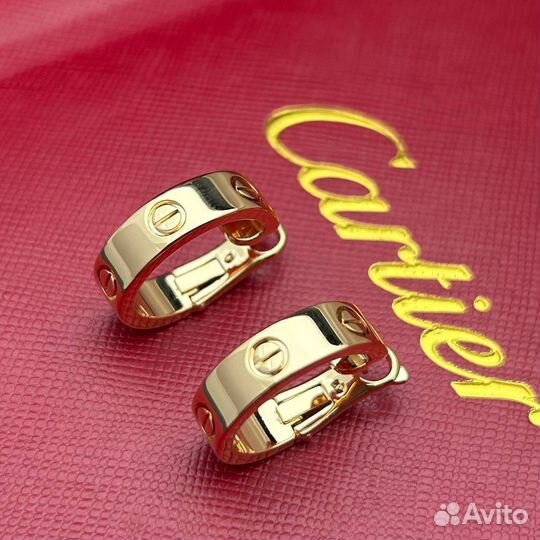 Серьги cartier love