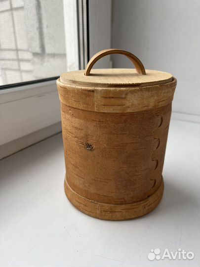 Туесок из бересты с черникой