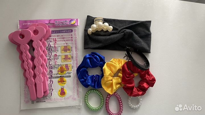 Бигуди и резинки для волос