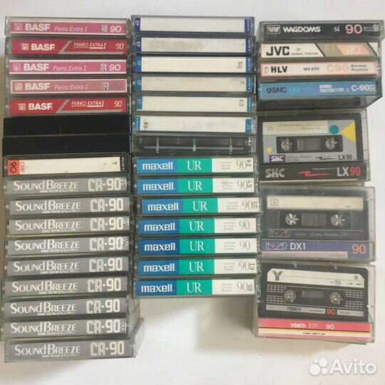 Аудикассеты с записью + одна новая