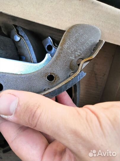 Авео т300 задние тормозные колодки