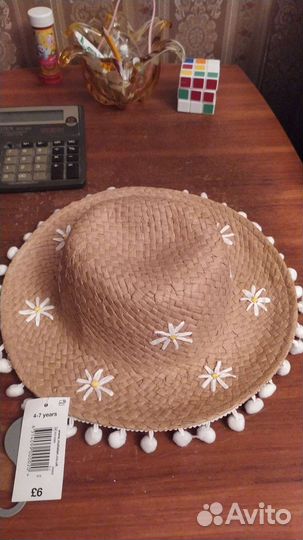 Шляпа для девочки 4-7 лет