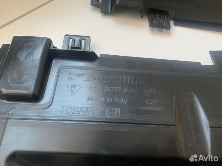 Воздуховод Радиатора Центральный Порше Кайен E3