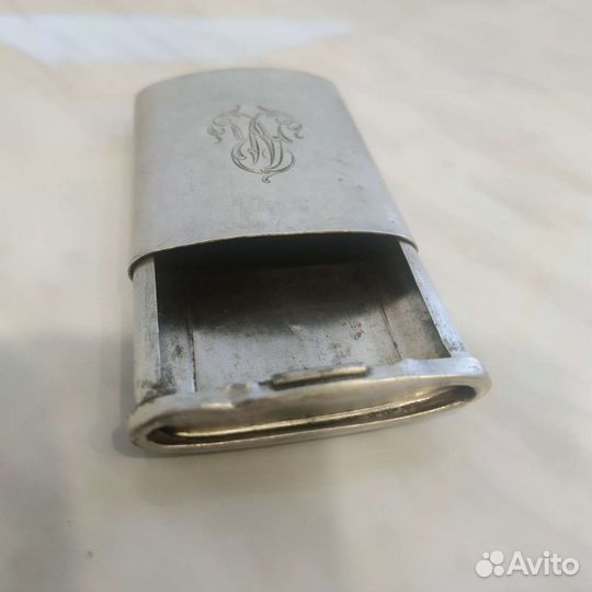 Спичечница серебро