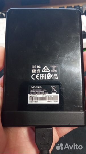 1 тб Внешний HDD adata HV620S, USB 3.0