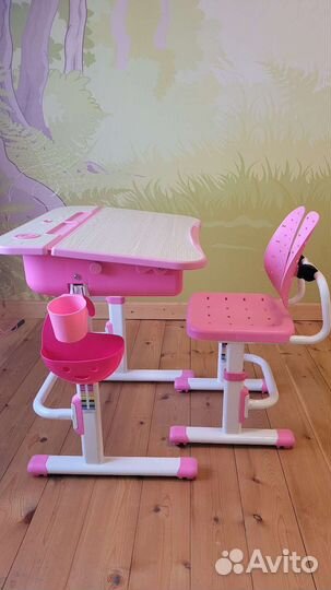 Растущая парта и стул Mealux EVO