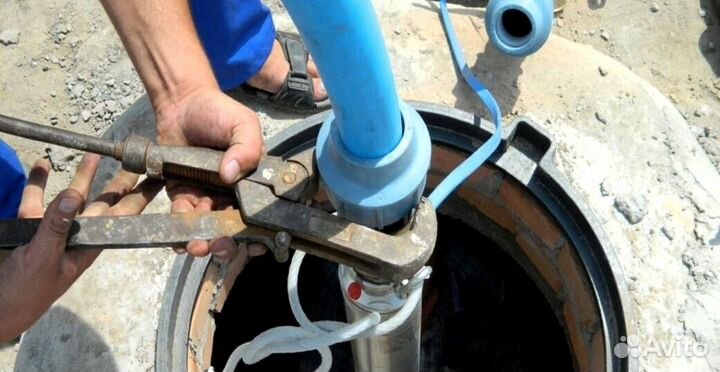 Замена насоса в скважине и колодце