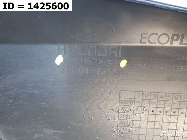 Спойлер заднего бампера Hyundai Tucson