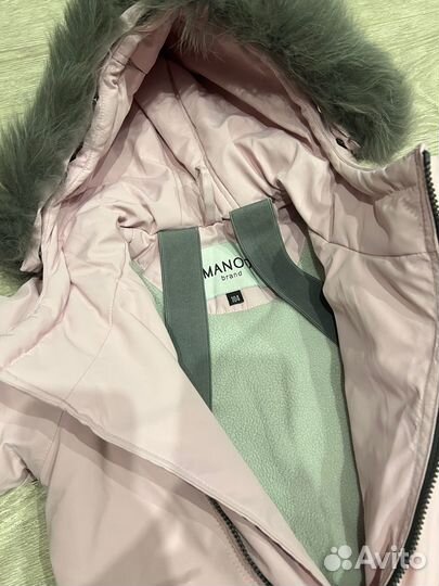 Зимний комбинезон для девочки 104