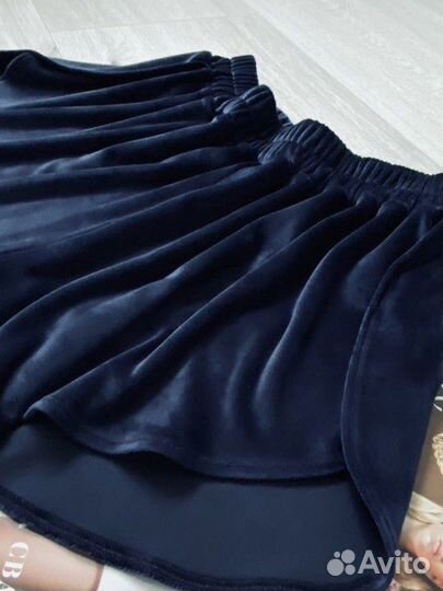 Велюровые шорты