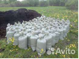 Навоз в мешках