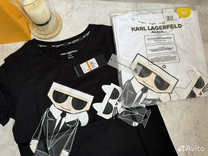 Женские футболки karl lagerfeld