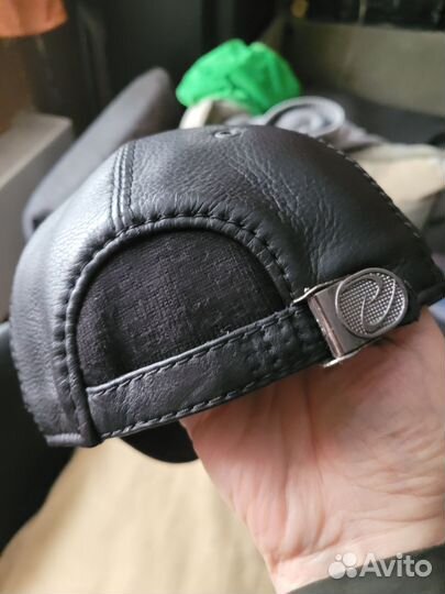 Мужские кожаные бейсболки