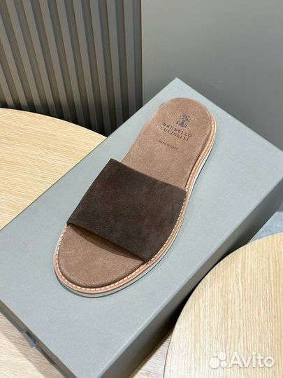 Шлепанцы мужские Brunello Cucinelli