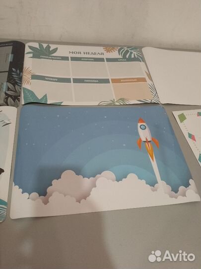 Новые. Набор 7 магнитных планеров