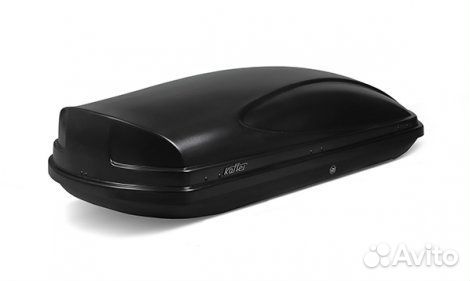 Бокс на крышу Koffer A430 чёрный матовый