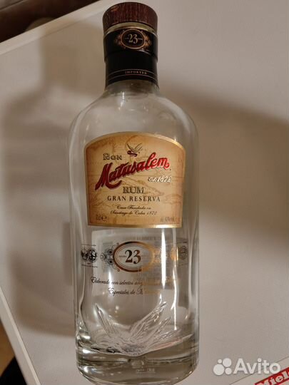 Бутылка из под рома matusalem 23