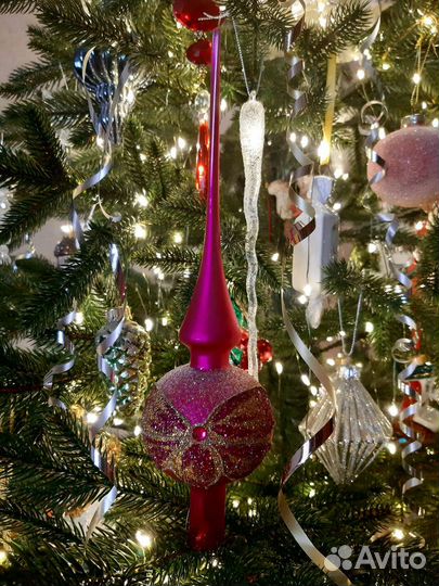 Елочные игрушки стекло