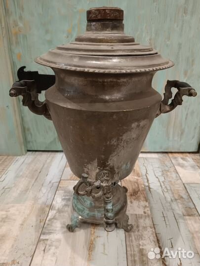 Самовар дровяной царский,вес 6кг