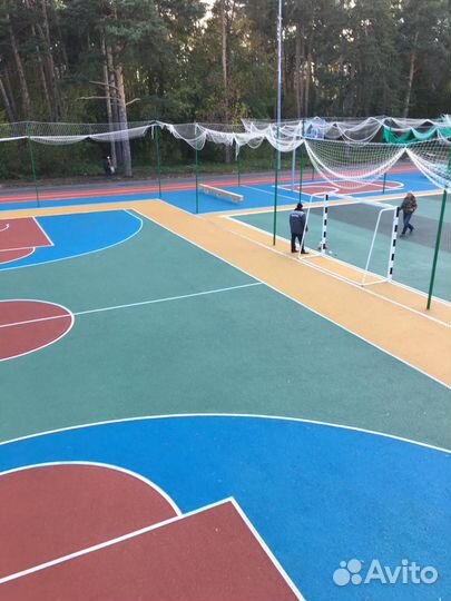Покрытие из резиновой крошки