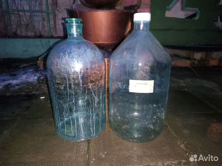 Стеклянные бутыли 20л