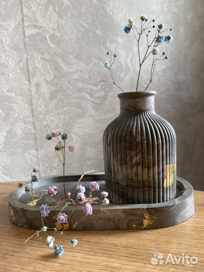 Ваза из гипса