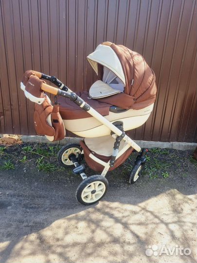 Коляска Bruno Riko 2 в 1+автолюлька в подарок