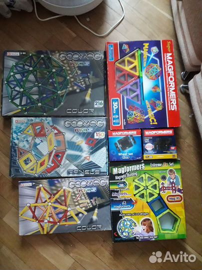 Магнитный конструктор. Новый