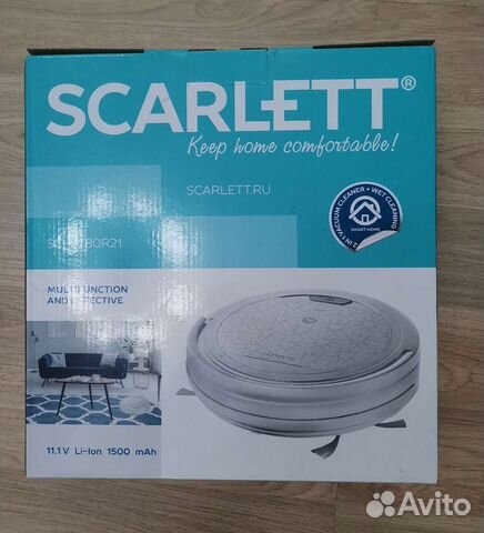 Робот пылесос scarlett