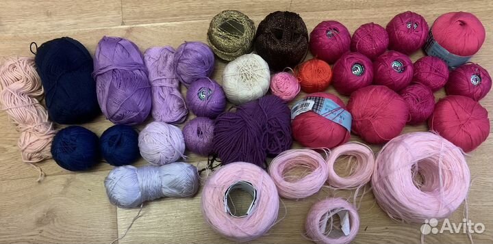 Лен и хлопок Пряжа дотом