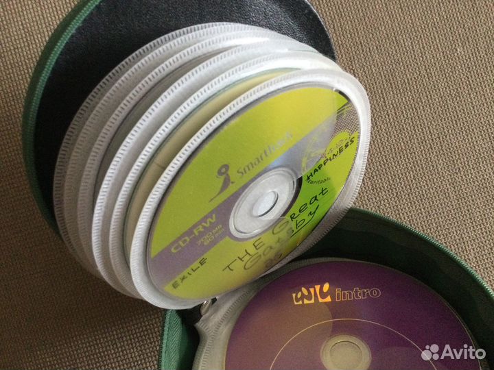 Диски CD-R c футляром