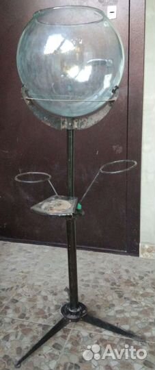 Аквариум 20 л круглый СССР