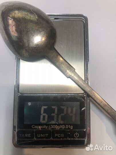 Столовая серебряная царская ложка