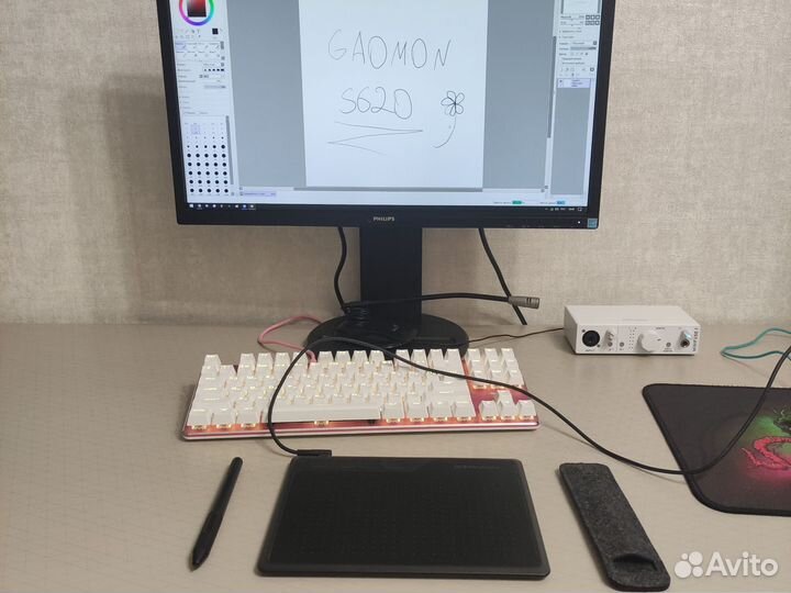 Графический планшет gaomon s620