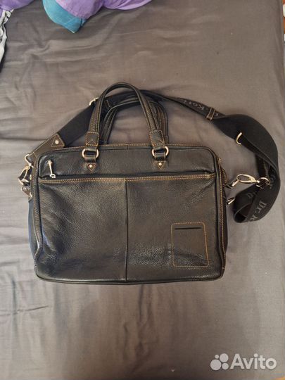 Мужской кожаный портфель Dr.Koffer