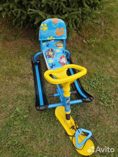 Детский снегокат Щенячий патруль